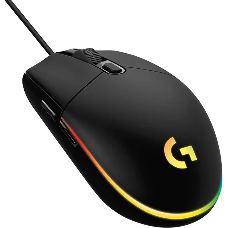 Logitech G102 Gaming Mouse - 8000 DPI USB Wired with Rainbow RGB 🌈✨