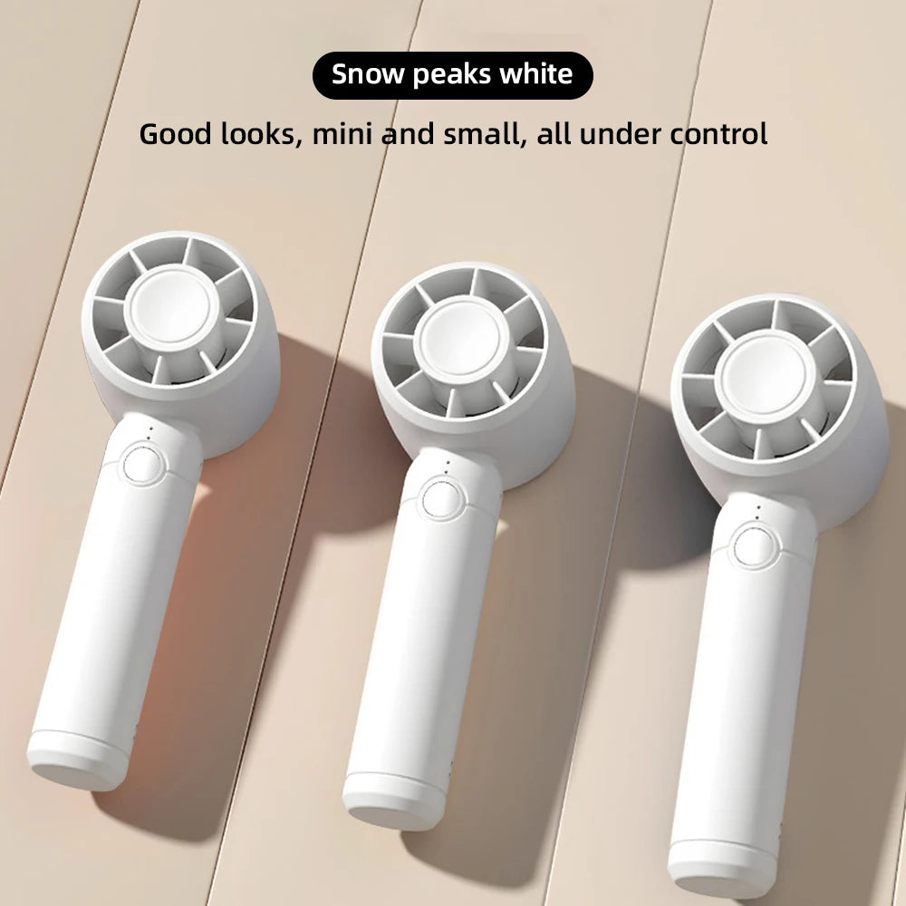 2025 USB Mini Fan - Rechargeable Portable Cooling for Office & Travel 🌬️✨