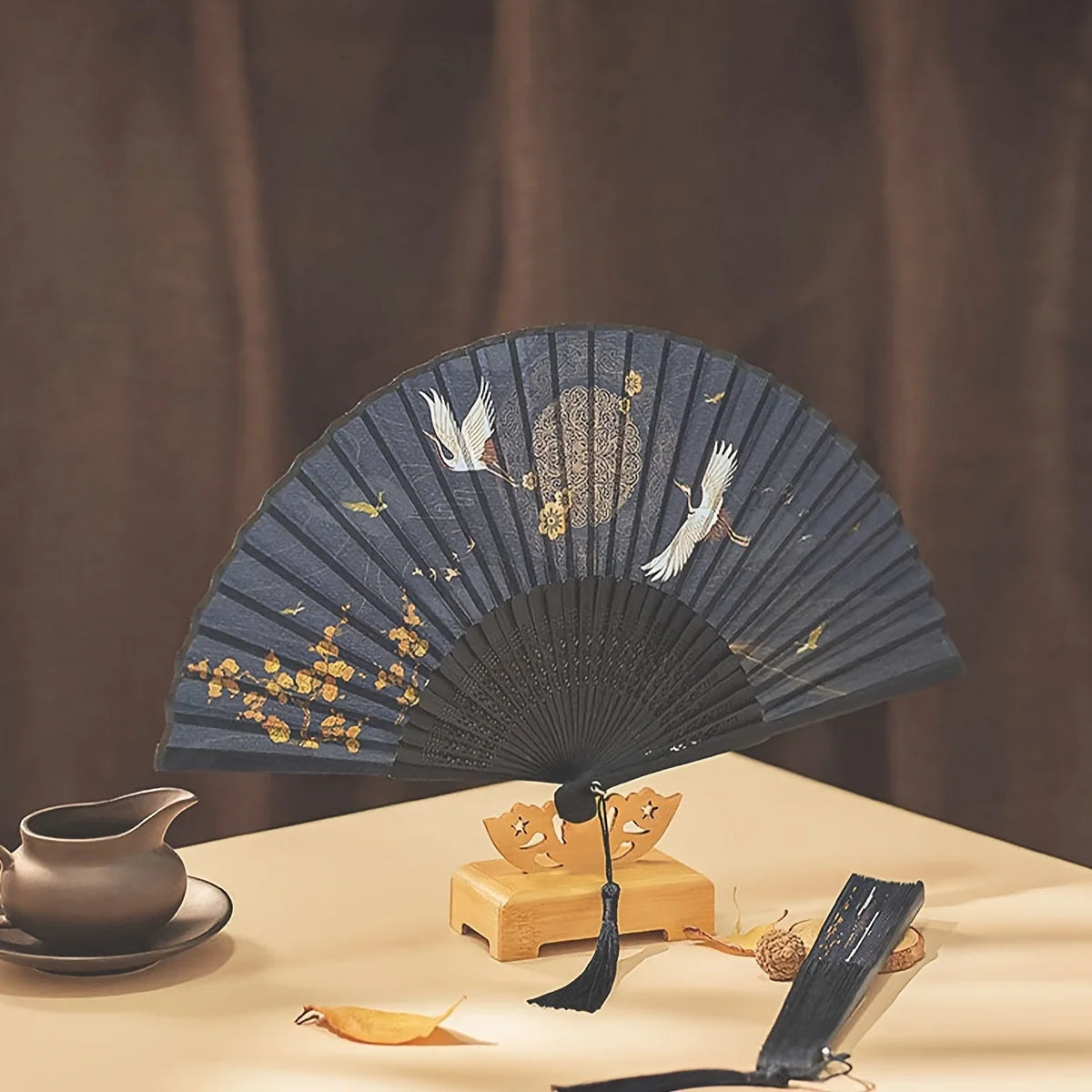 Elevate Your Style with the Folding Bamboo Fan in 2025! 🎎✨
