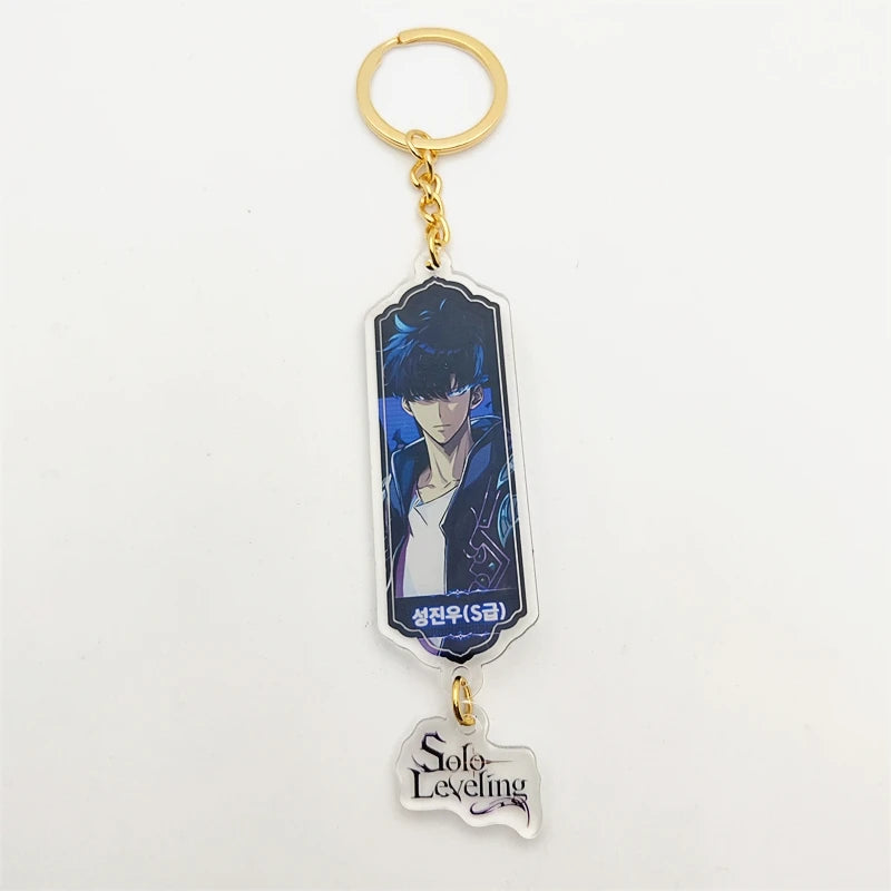 Solo Leveling with the Sung Jinwoo Fun Acrylic Keychain – Stunning Jewelry Pendant