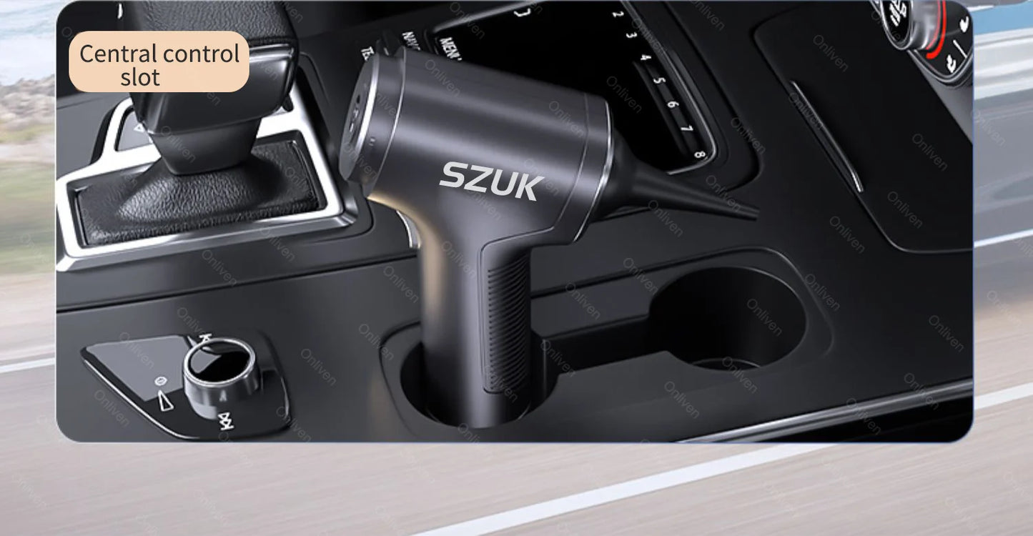SZUK 98000PA Car Vacuum Cleaner - Mini Powerful Handheld Cleaner for Car & Home 🚗✨