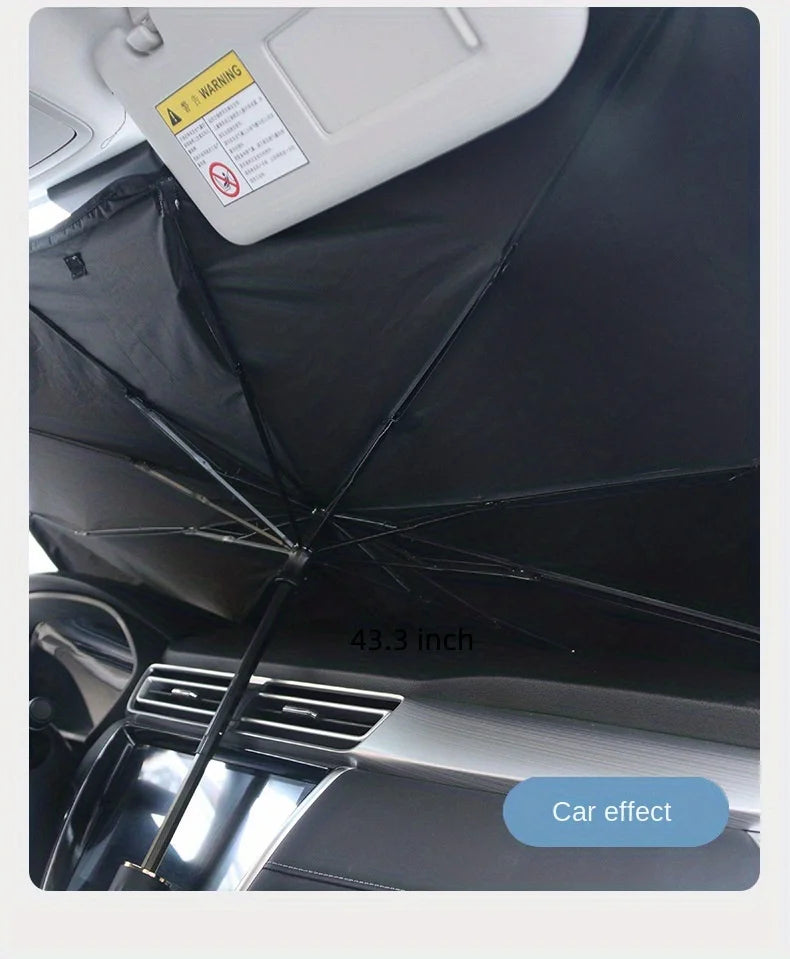 Car Front Windshield Sunshade Umbrella - Summer Sun Protection & Cooling 🚗✨
