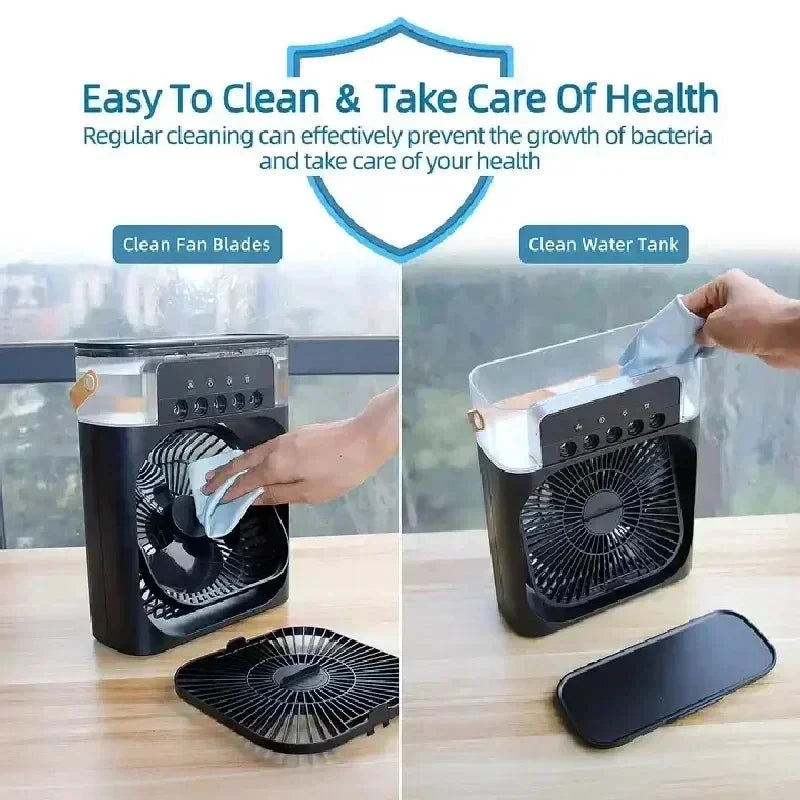 New 3 In 1 Fan Air Conditioner - Mini Air Cooler for Home & Office 🌬️✨