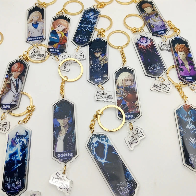Solo Leveling with the Sung Jinwoo Fun Acrylic Keychain – Stunning Jewelry Pendant