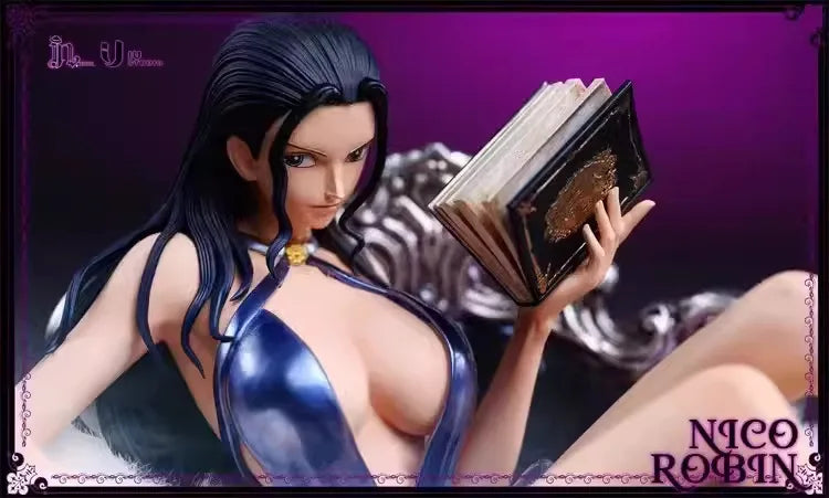 One Piece Nico Robin Suit Mob Series Handmade Anime Statue Model – Perfect Decoration!