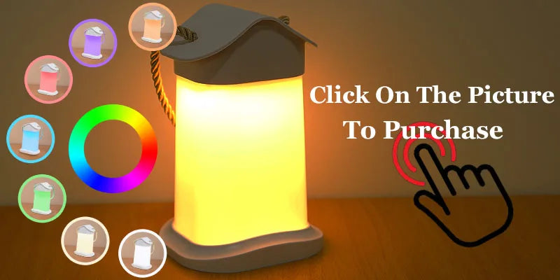 Touch Night Lamp - 3 Modes Dimmable Bedside Light with USB Charging 🌟✨