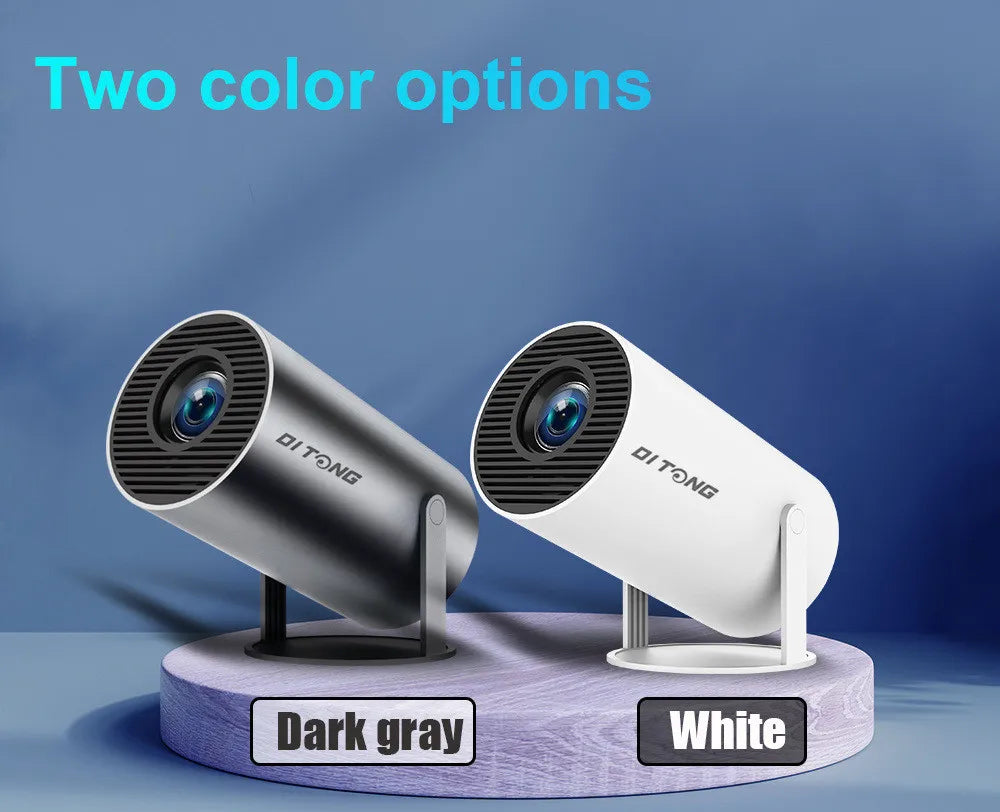DITONG HY300 Plus HD Projector portatil 4K projetor Android  LED Video Home Theater Cinema Phone mini Proyector Movie HY300 pro