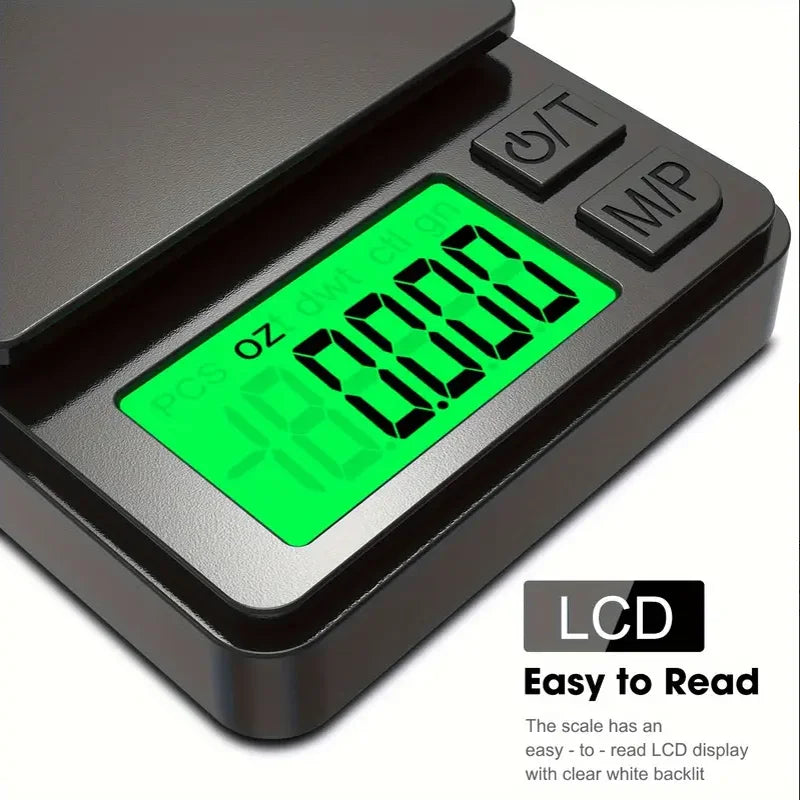 Precision Pocket Scale 1000g x 0.1g - Digital Mini Scale for Food, Jewelry & Travel ⚖️✨