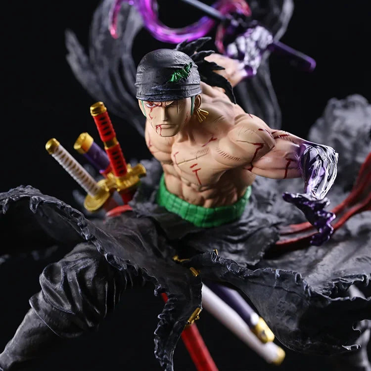 35CM One Piece Anime Roronoa Zoro Figurine Pvc Gk Statue Figurine Model Doll Collection