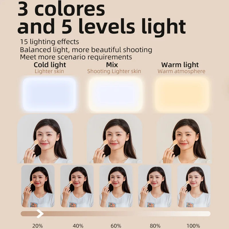 Pocket LED Selfie Light - Clip-On Ringlight for iPhone, iPad, & Laptop 💡✨