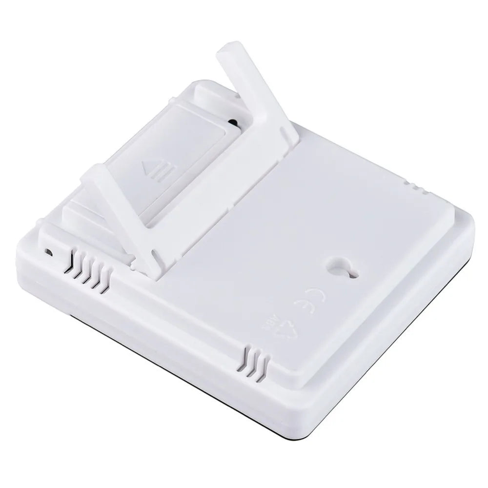 Electronic Clock Temperature Humidity Meter Weather Station for Home With Alarm LED Thermometer Thermo-Hygrometer Multifunction