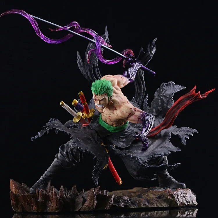 35CM One Piece Anime Roronoa Zoro Figurine Pvc Gk Statue Figurine Model Doll Collection