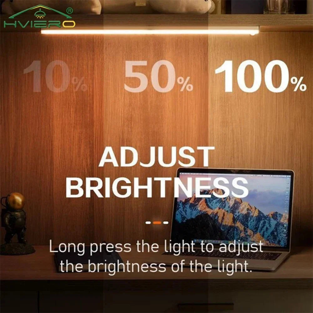 Wireless LED Motion Sensor Night Light - Rechargeable Magnetic Lamp 💡✨