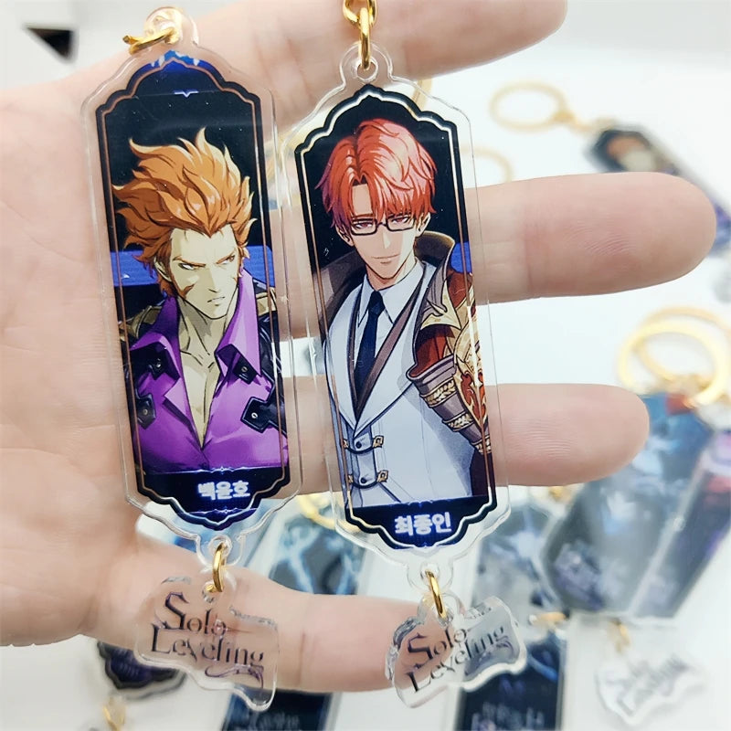 Solo Leveling with the Sung Jinwoo Fun Acrylic Keychain – Stunning Jewelry Pendant