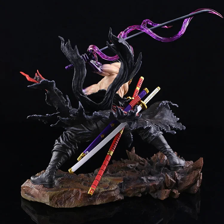 35CM One Piece Anime Roronoa Zoro Figurine Pvc Gk Statue Figurine Model Doll Collection