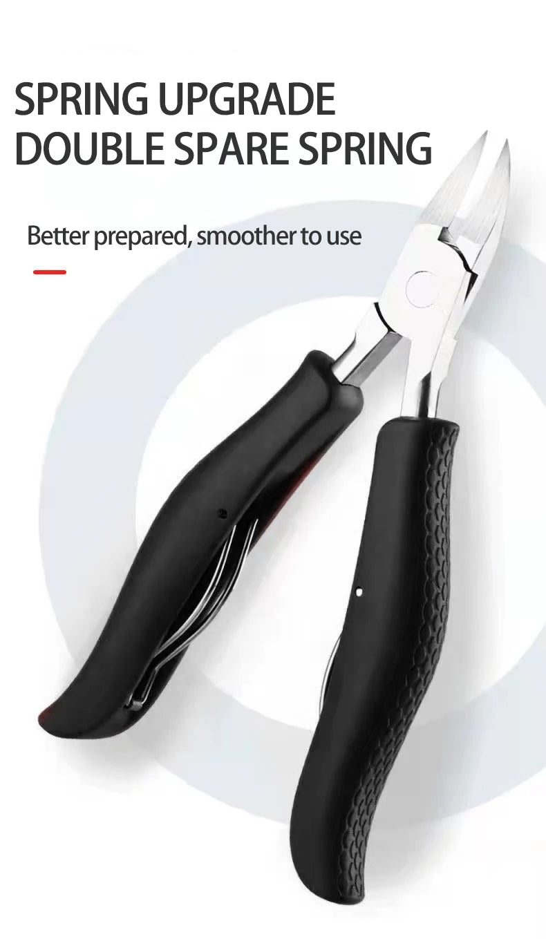 Professional 12-Piece Nail Care Set | Eagle Nose Pliers & Dead Skin Scissors for Paronychia, Thick Nails & Manicure
