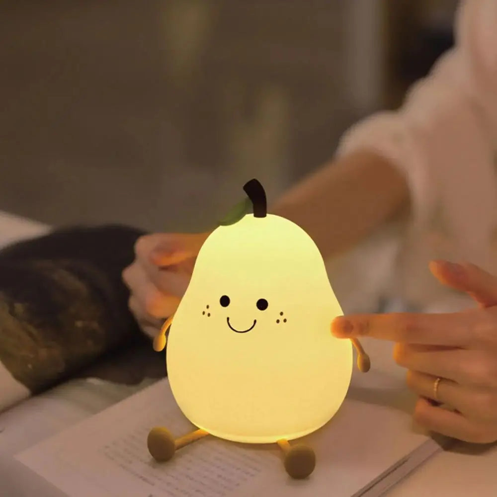 Cute Animal Night Light - Panda, Rabbit, Duck Silicone Lamp for Kids 🌟✨
