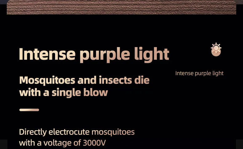 Electric Shock Mosquito Killer Lamp Outdoor Atmosphere Light Mosquito Repellent Safe Efficient Home Mosquito Zapper Household