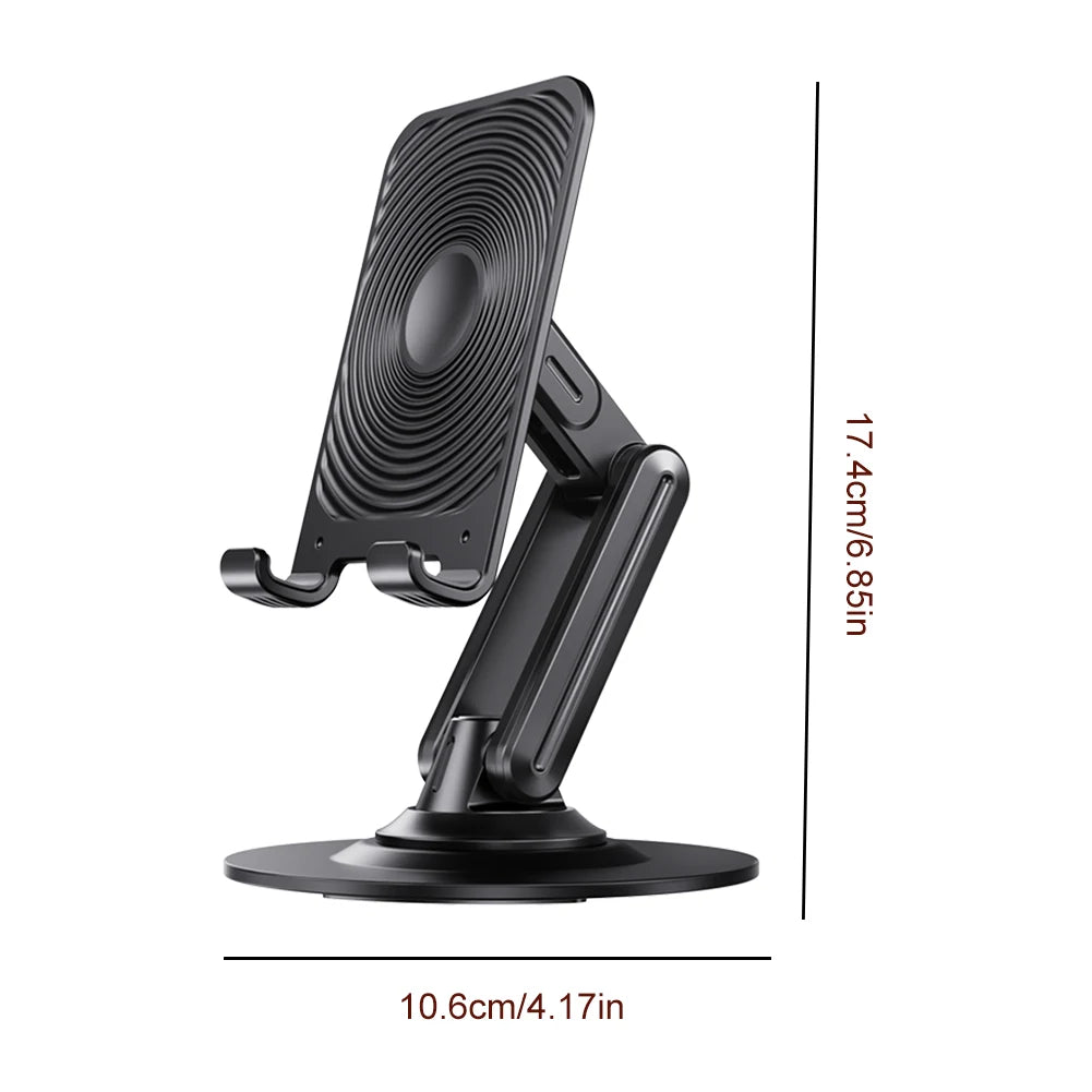 Cell Phone Stand for Desk - 360° Rotating Adjustable Holder for Phones & Tablets 📱✨