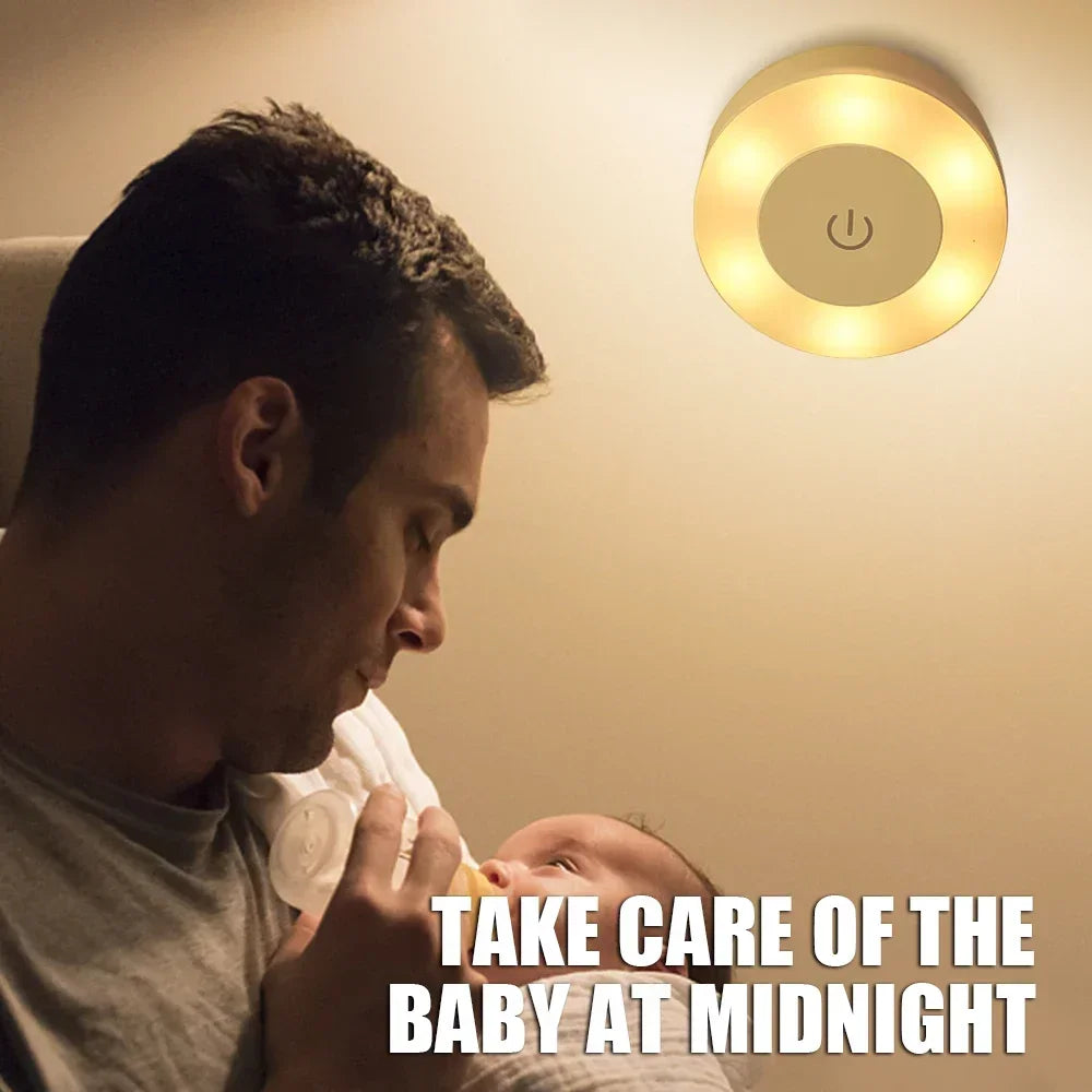 LED Portable USB Rechargeable Night Light - Cozy Lighting for Home Decor 🌟✨