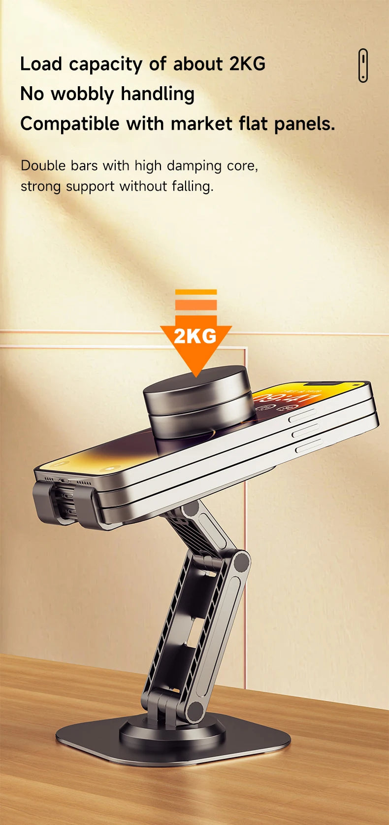 Elevate Your Tech Setup with the Foldable Metal Tablet Holder in 2025! 📱✨
