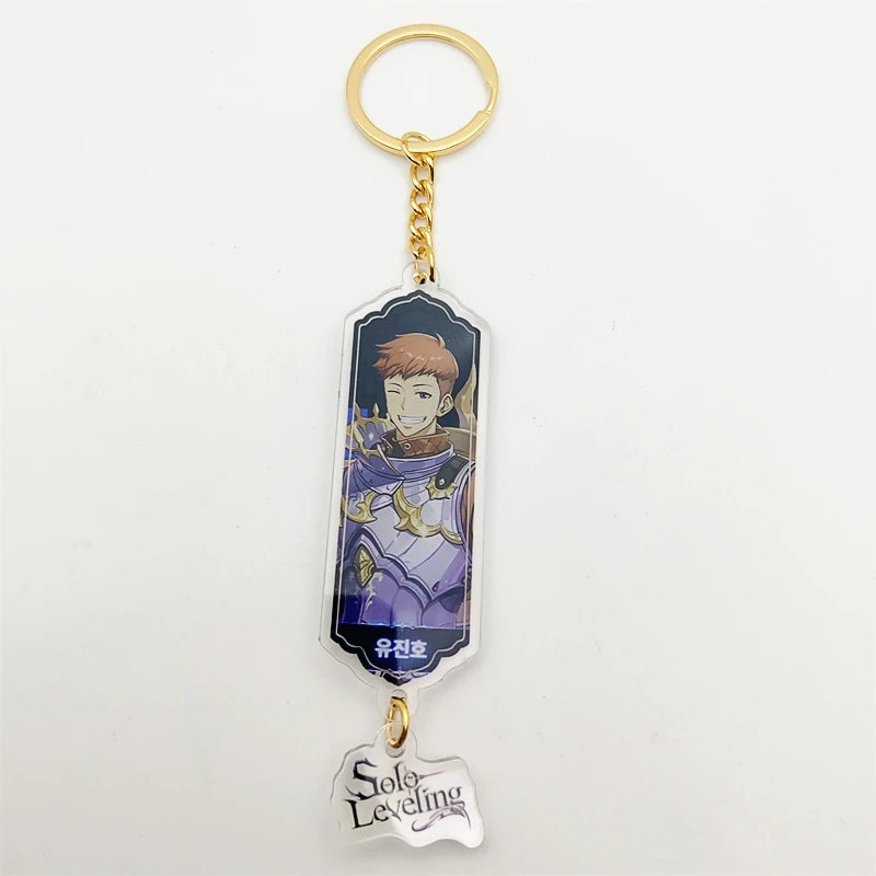 Solo Leveling with the Sung Jinwoo Fun Acrylic Keychain – Stunning Jewelry Pendant