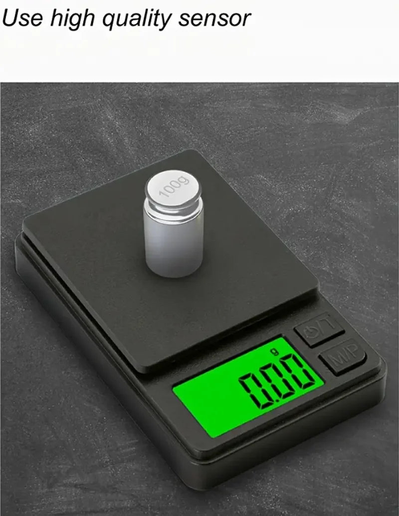 Precision Pocket Scale 1000g x 0.1g - Digital Mini Scale for Food, Jewelry & Travel ⚖️✨