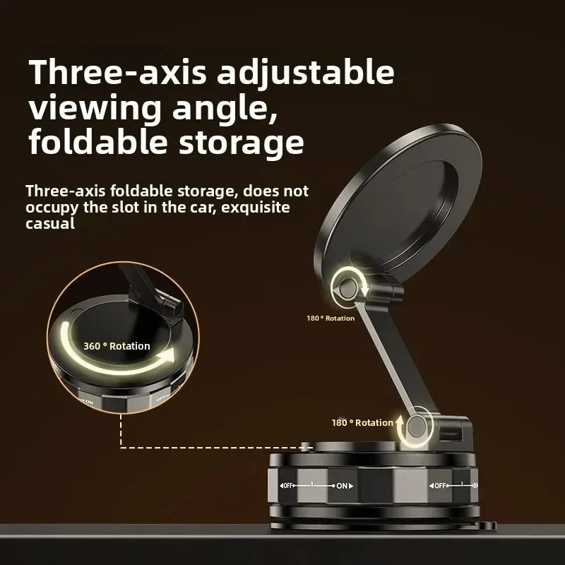 Lightweight Magnetic Car Phone Stand on dashboard