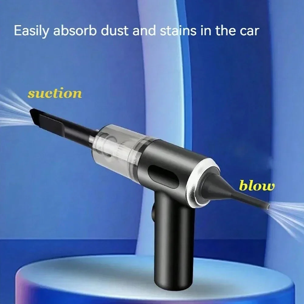 Wireless Vacuum Cleaner | 120W Handheld Car Vacuum 5500Pa Suction, HEPA Filter, Rechargeable & Portable for Home Car Office