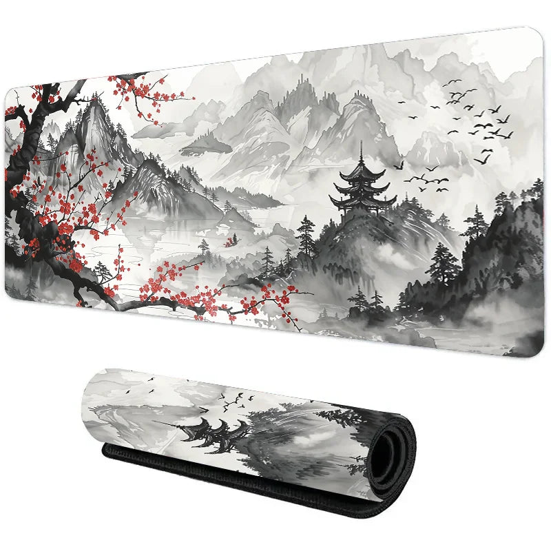 Night Moon Large Cool Mouse Pad – Premium Non-Slip Esports Desk Mat for Laptop & PC Gaming