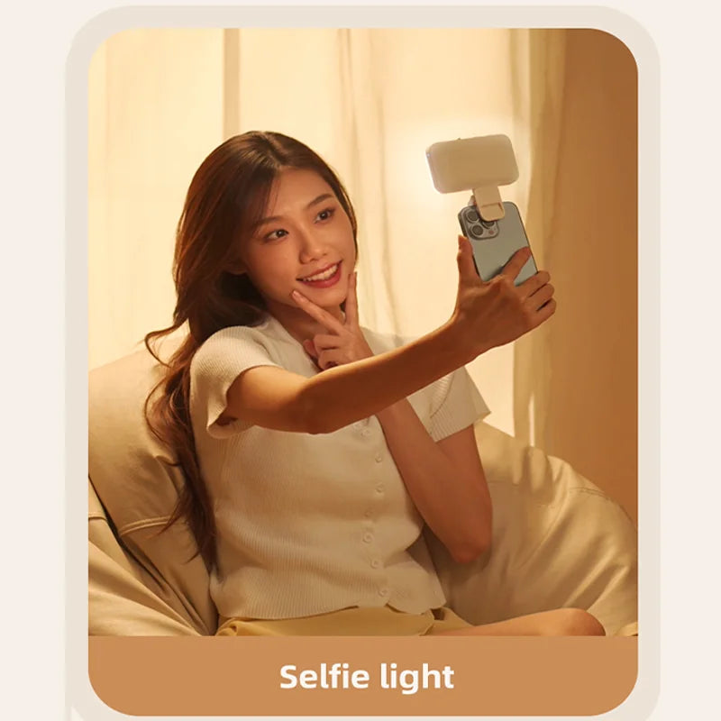 Pocket LED Selfie Light - Clip-On Ringlight for iPhone, iPad, & Laptop 💡✨