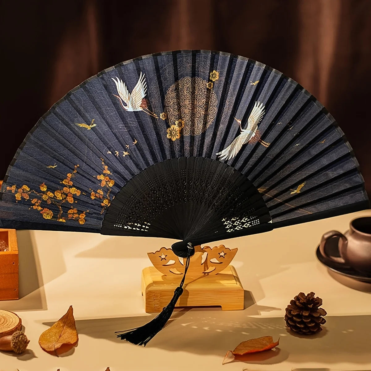 Elevate Your Style with the Folding Bamboo Fan in 2025! 🎎✨