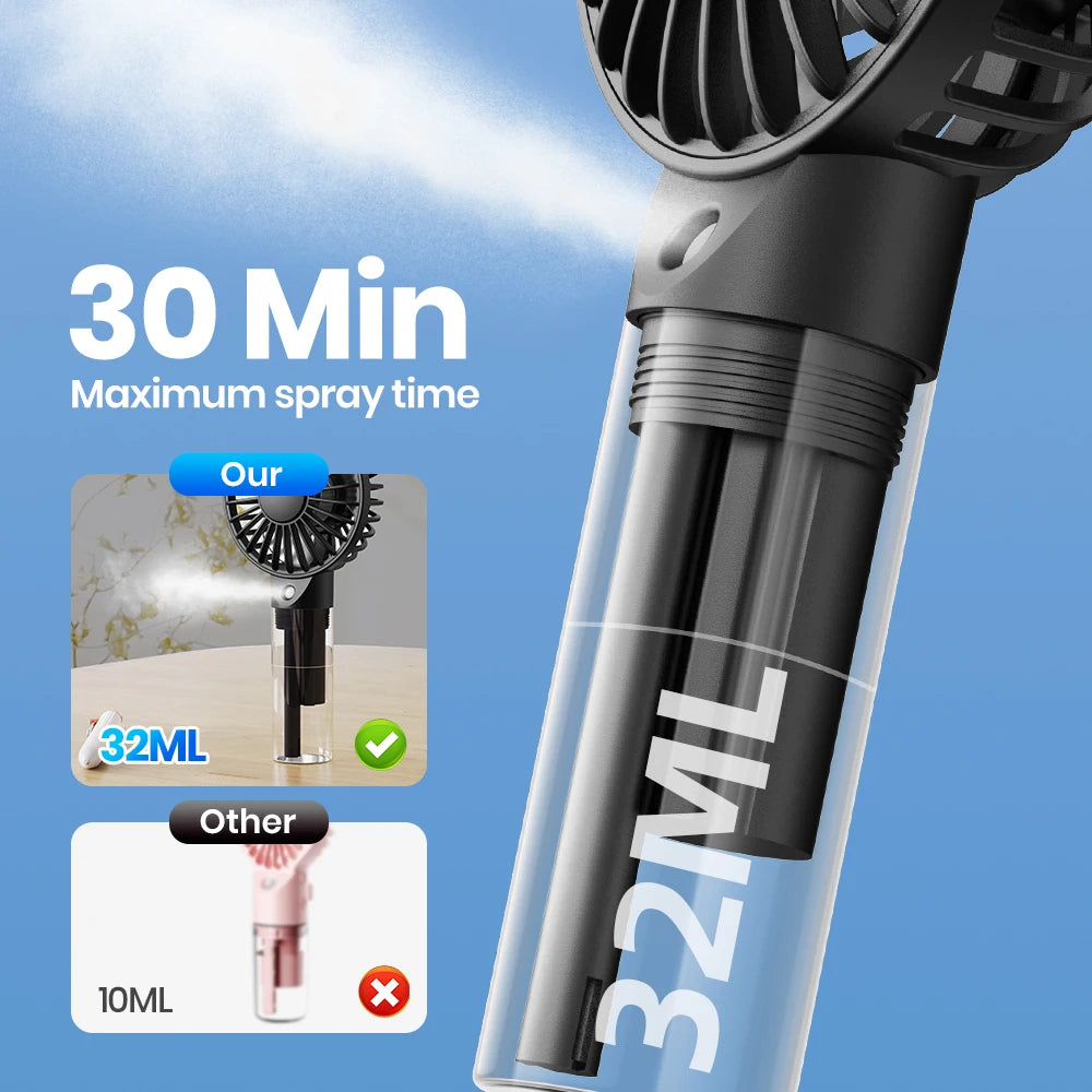 Stay Cool Anywhere with the TOPK Portable Misting Fan in 2025! 🌬️✨