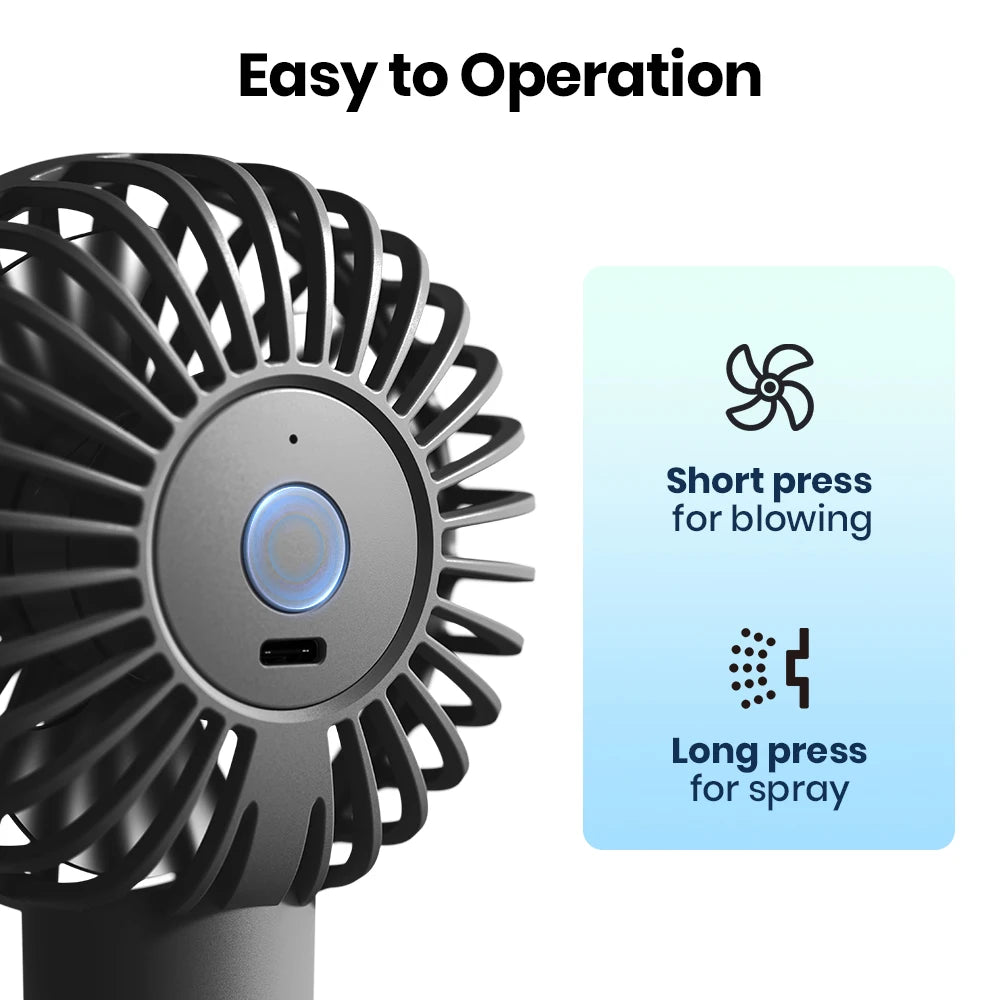 Stay Cool Anywhere with the TOPK Portable Misting Fan in 2025! 🌬️✨
