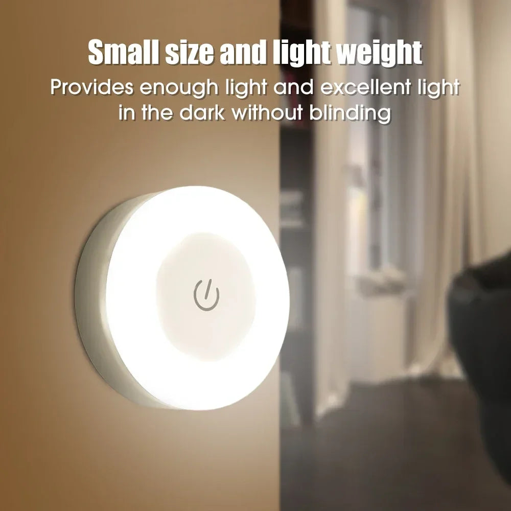 LED Portable USB Rechargeable Night Light - Cozy Lighting for Home Decor 🌟✨