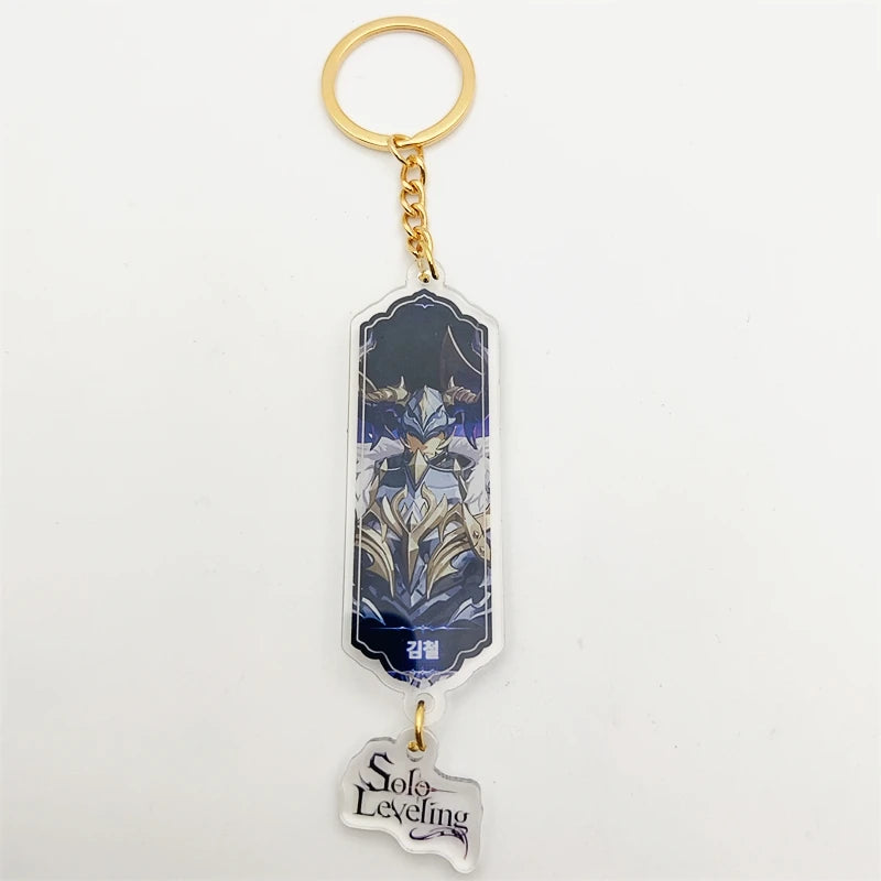 Solo Leveling with the Sung Jinwoo Fun Acrylic Keychain – Stunning Jewelry Pendant