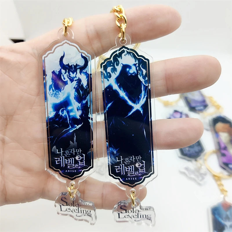 Solo Leveling with the Sung Jinwoo Fun Acrylic Keychain – Stunning Jewelry Pendant