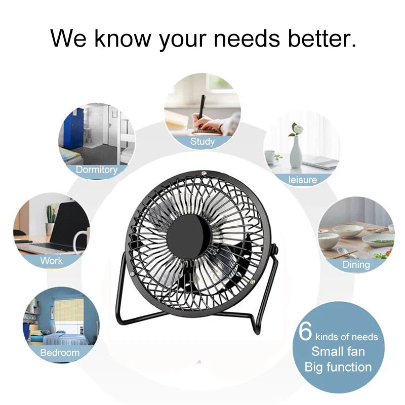Stay Cool Anywhere with the 4/6inch Mini USB Fan in 2025! 🌬️✨