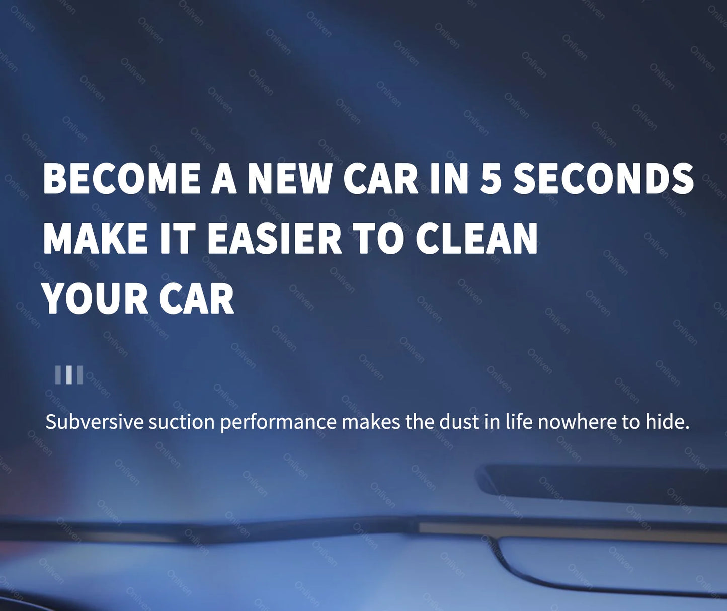 SZUK 98000PA Car Vacuum Cleaner - Mini Powerful Handheld Cleaner for Car & Home 🚗✨
