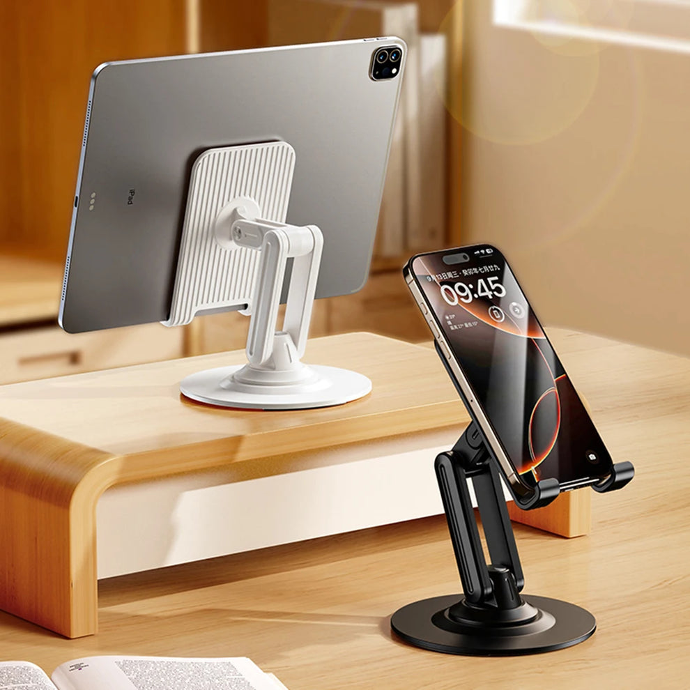 Rotatable Mobile Phone Holder on desk for streaming