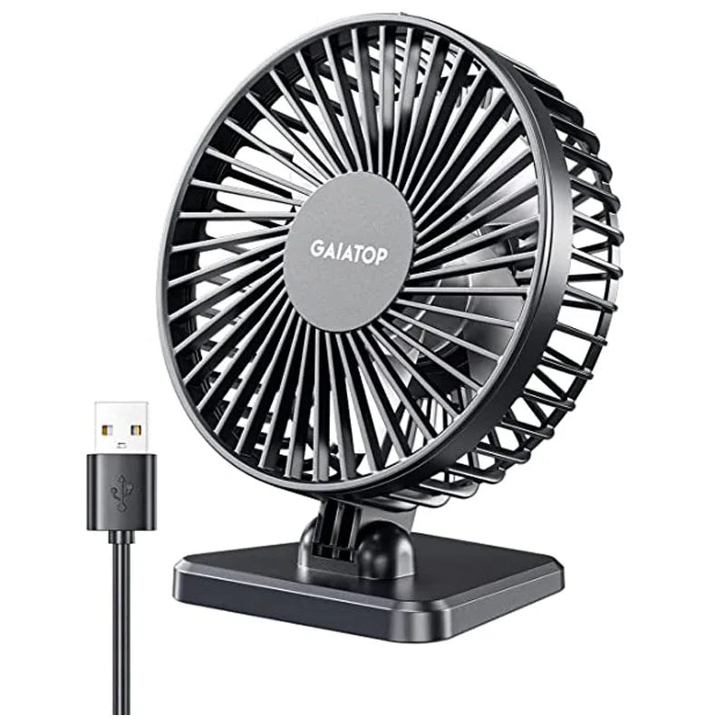 GAIATOP Mini USB Desktop Fan - Portable Cooling for Home & Office 🌬️✨