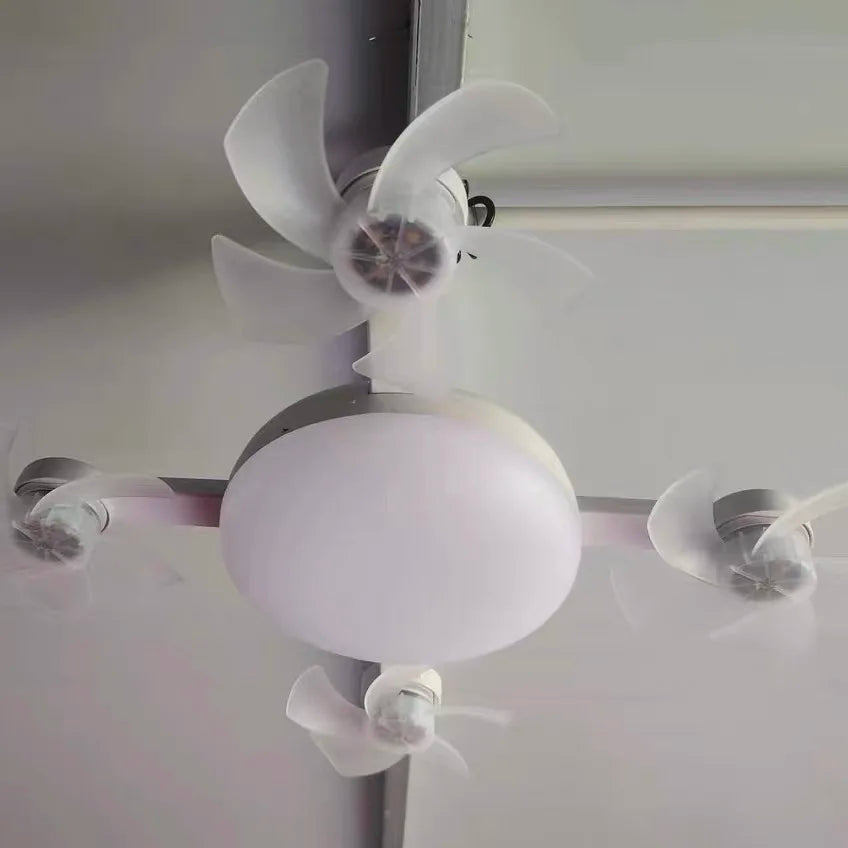 Creative Drone Ceiling Lamp Electric Fan with Light Remote Control E27