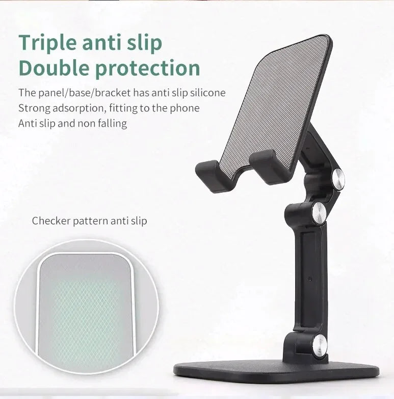 Desktop Phone Holder - Adjustable, Foldable Stand for Phones & Tablets 📱✨