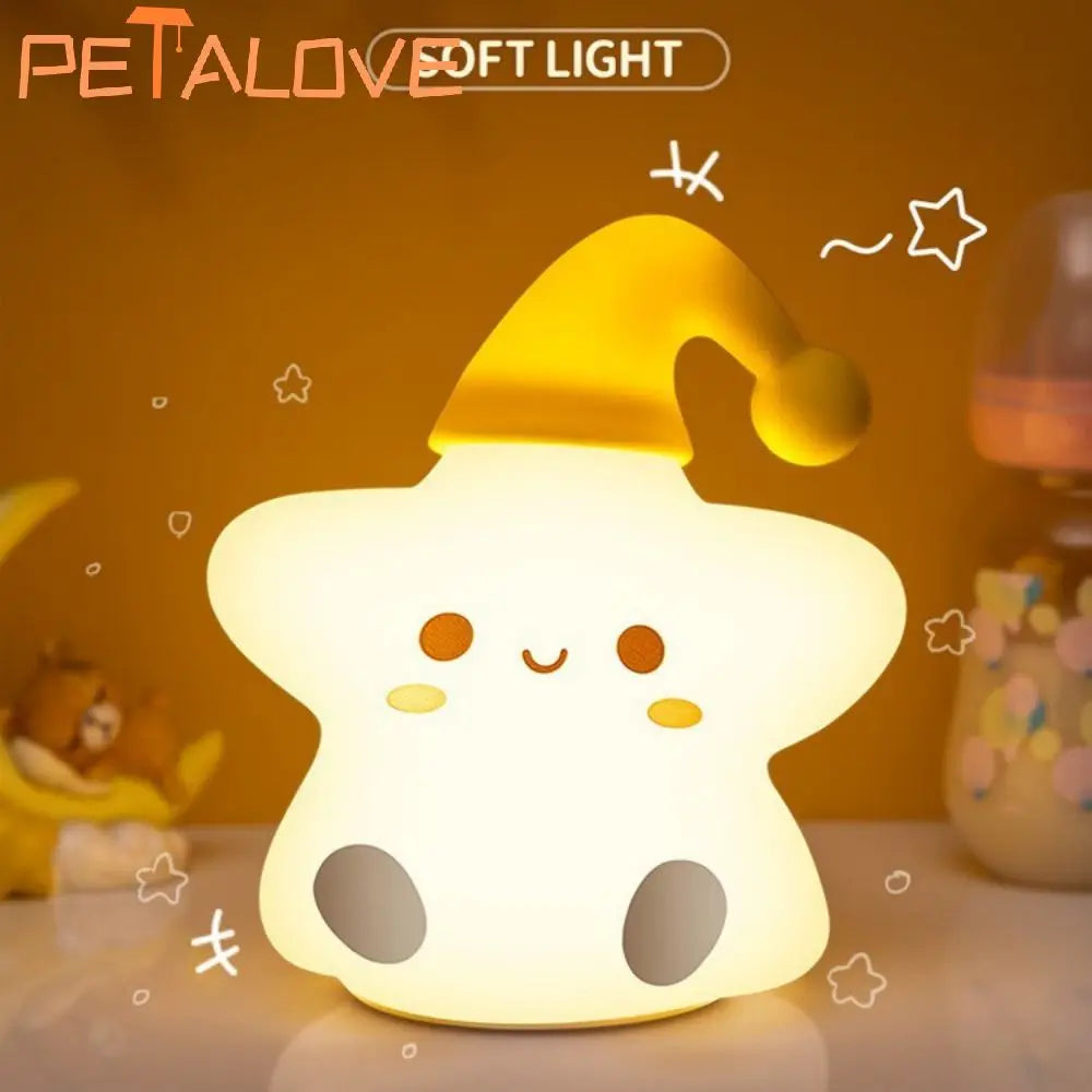 Cute Animal Night Light - Panda, Rabbit, Duck Silicone Lamp for Kids 🌟✨