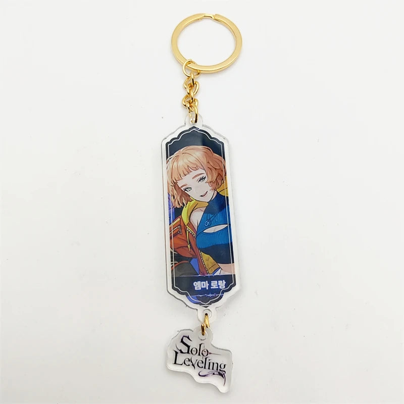 Solo Leveling with the Sung Jinwoo Fun Acrylic Keychain – Stunning Jewelry Pendant