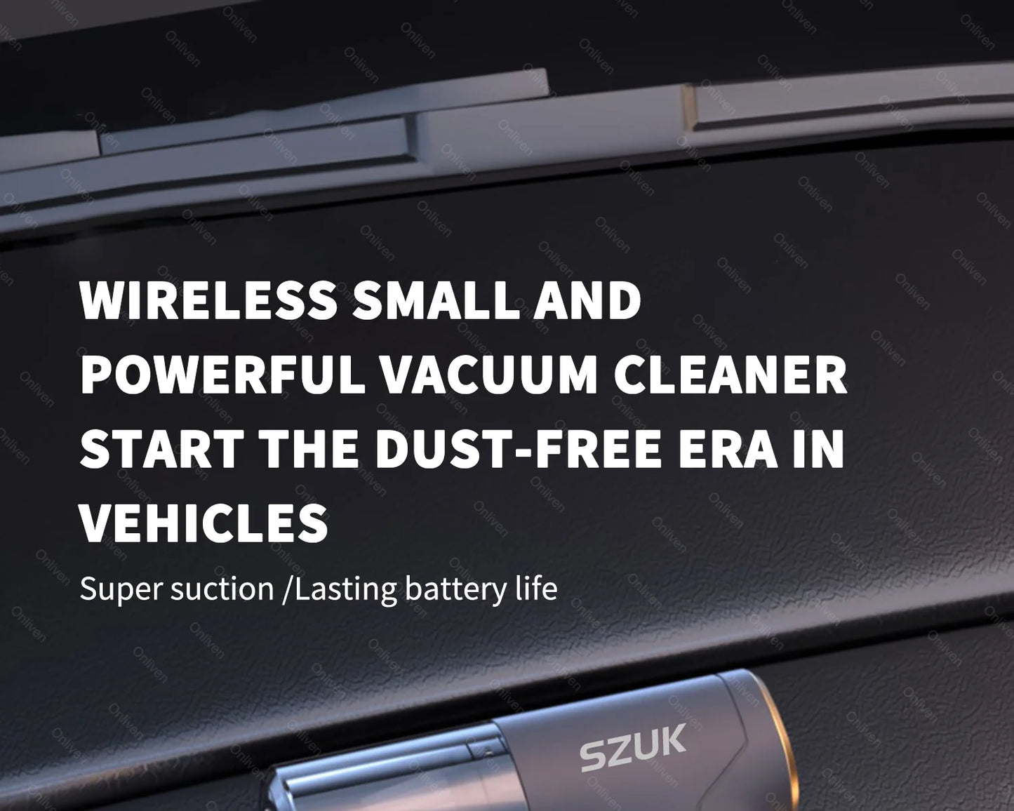 SZUK 98000PA Car Vacuum Cleaner - Mini Powerful Handheld Cleaner for Car & Home 🚗✨