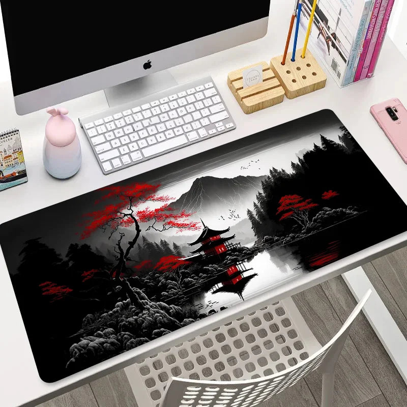 Night Moon Large Cool Mouse Pad – Premium Non-Slip Esports Desk Mat for Laptop & PC Gaming