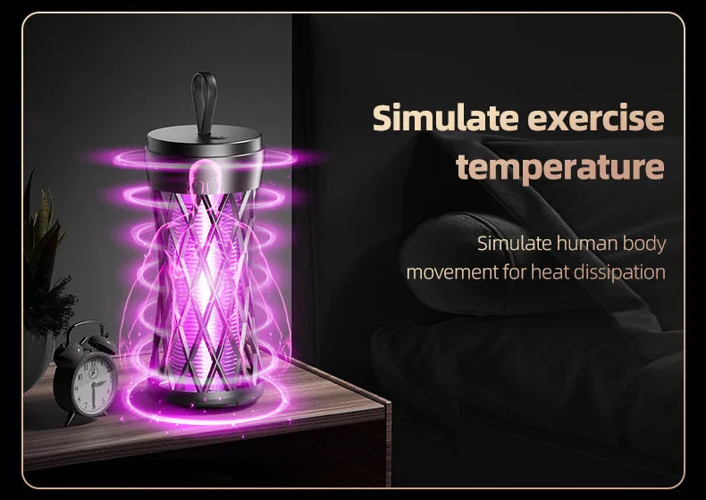 Electric Shock Mosquito Killer Lamp Outdoor Atmosphere Light Mosquito Repellent Safe Efficient Home Mosquito Zapper Household