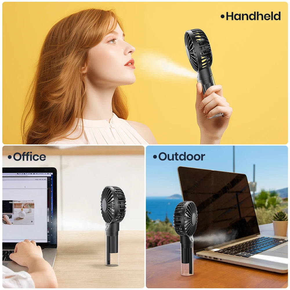Stay Cool Anywhere with the TOPK Portable Misting Fan in 2025! 🌬️✨