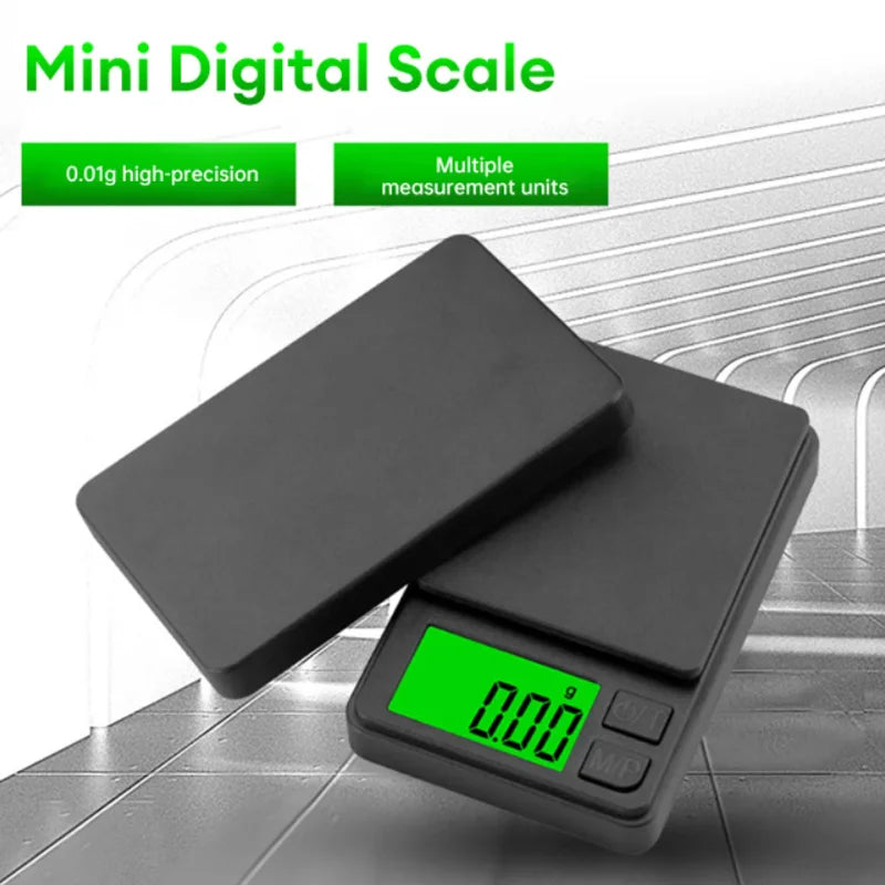 Precision Pocket Scale 1000g x 0.1g - Digital Mini Scale for Food, Jewelry & Travel ⚖️✨